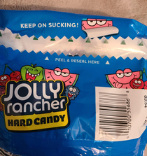 Yo Jolly Rancher needs to chill 
