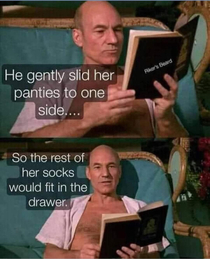 You had us in the first part Capt Picard Not gonna lie