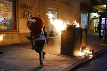 You know its bad when even Elmo is rioting