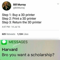 You want a scholarship