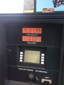 You won this round gas pump