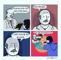 Your blood test has come back