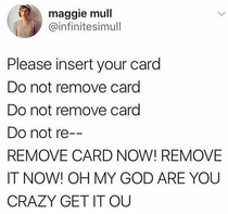 YOUR CREDIT CARD IS DECLINED