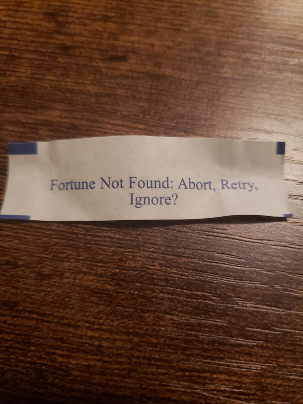  Abort Retry Ignore