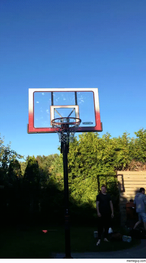   and he can dunk 