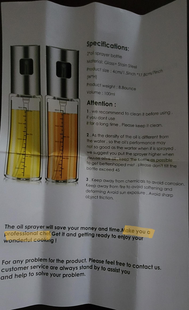  and here I thought I just bought some simple oil sprayers