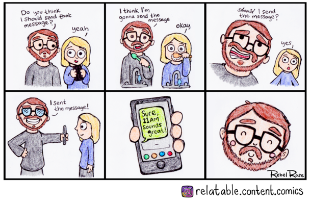  Anxiety One of the first comics I made