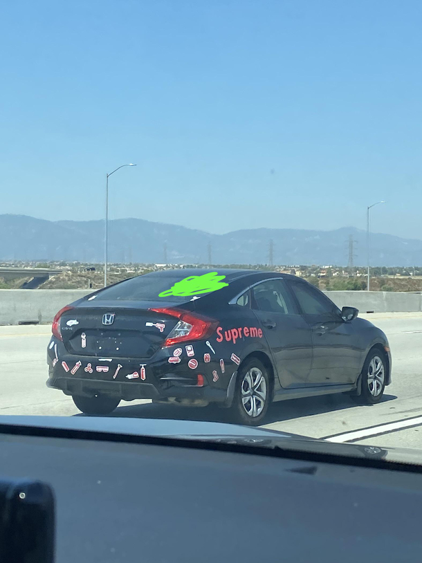  Authentic Supreme car