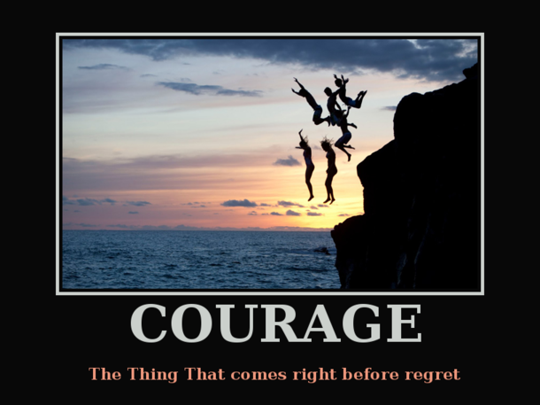 Image result for courage meme