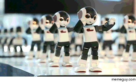  dancing robots