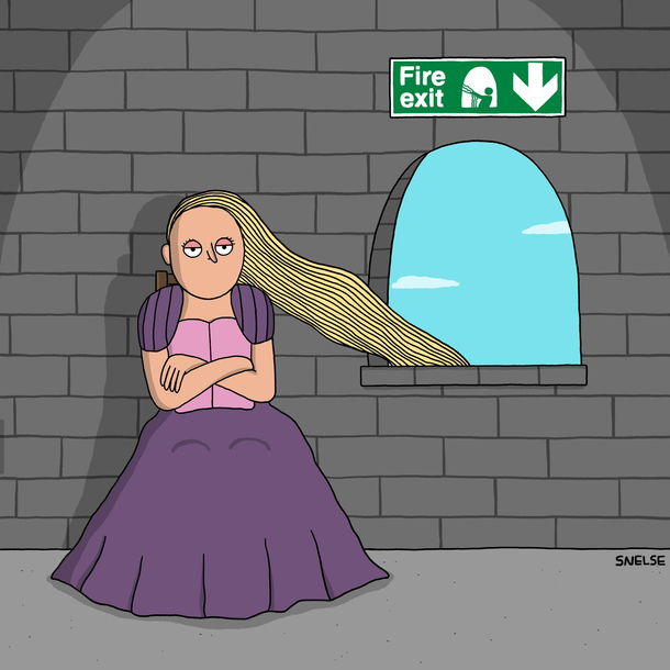 Fire Exit by Steve Nelson