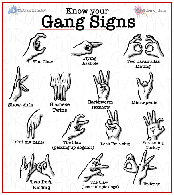  Gang signs