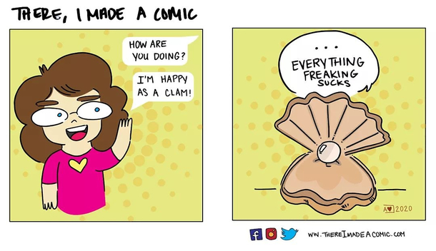  Happy as a clam
