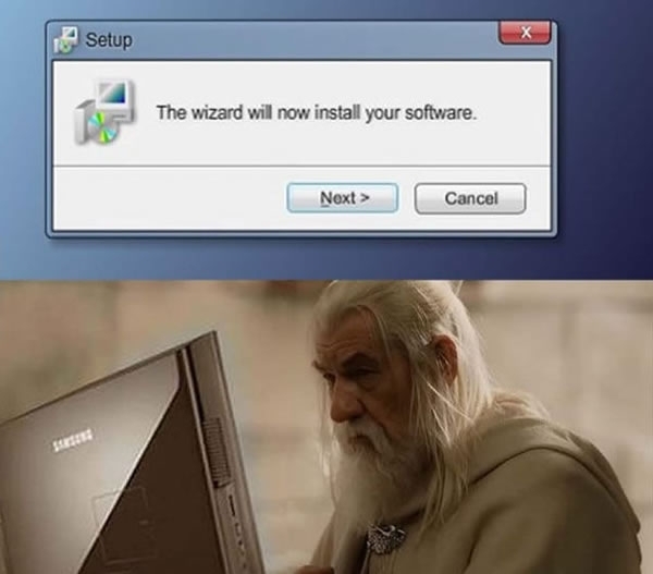  I wonder if hes an open sourcerer