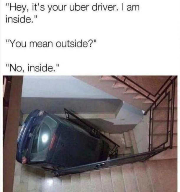 inside