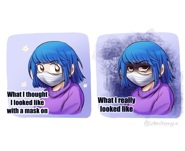  Mask mishap oops