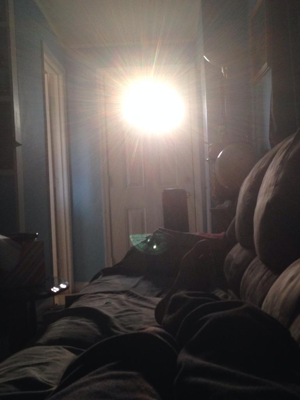  million miles away yet still able to find the perfect spot and disturb my nap