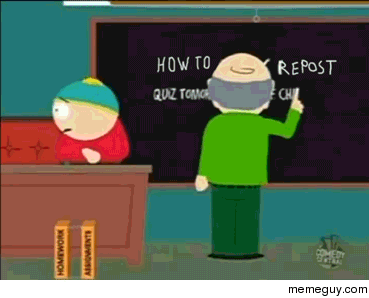  My first gif for rgifs A Cartman Downvote