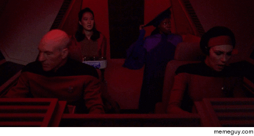  My friends and me when we hear a groovy bass line come on the radio