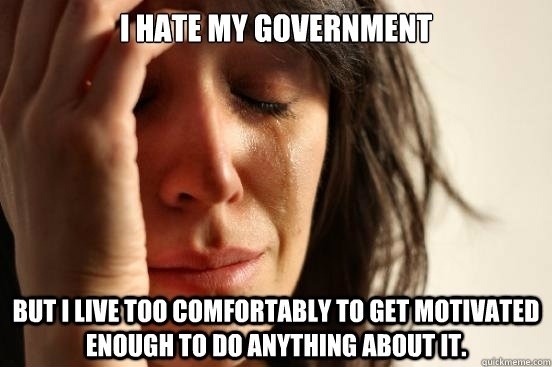  of all Americans who complain about the government are like this