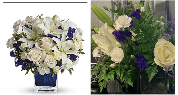 of white roses for the GF birthday 