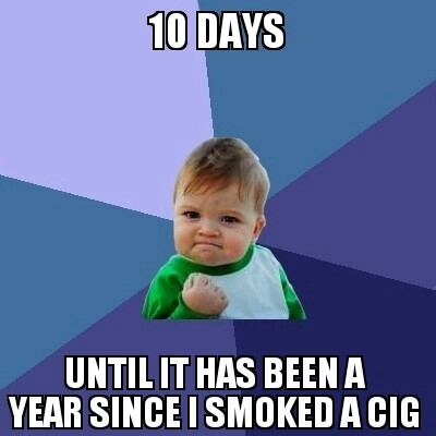  packs a day to nothing My  new years resolution