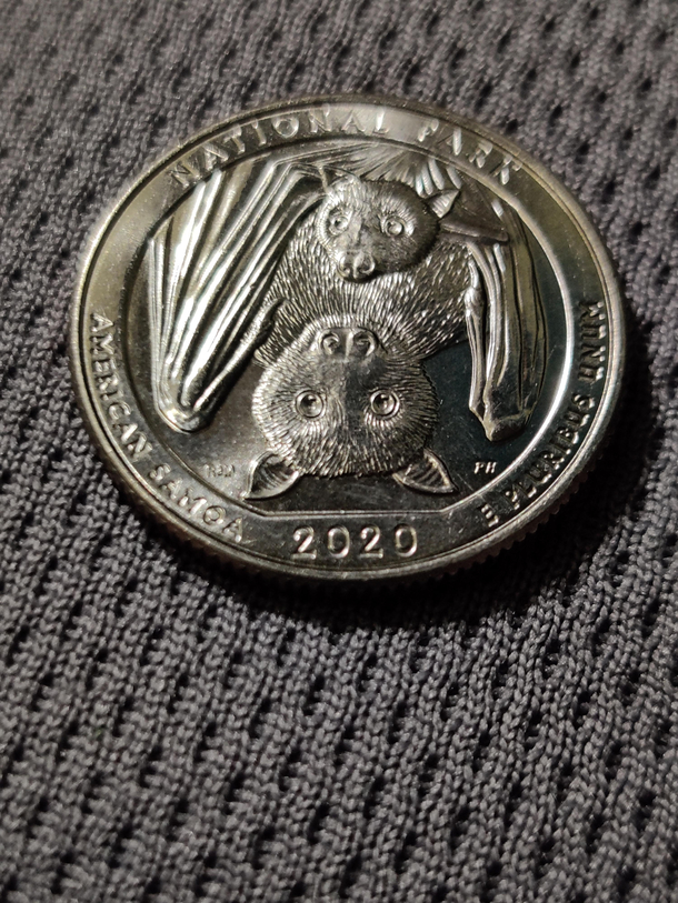  Quarter has a BAT on it Perfect