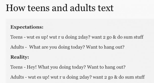 Texting