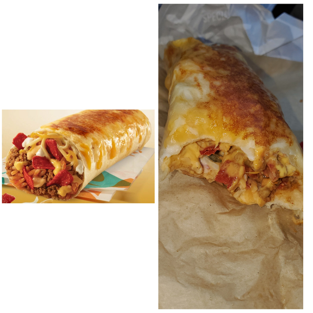  The first  I had the grilled cheese was completely stuck to the wrapper