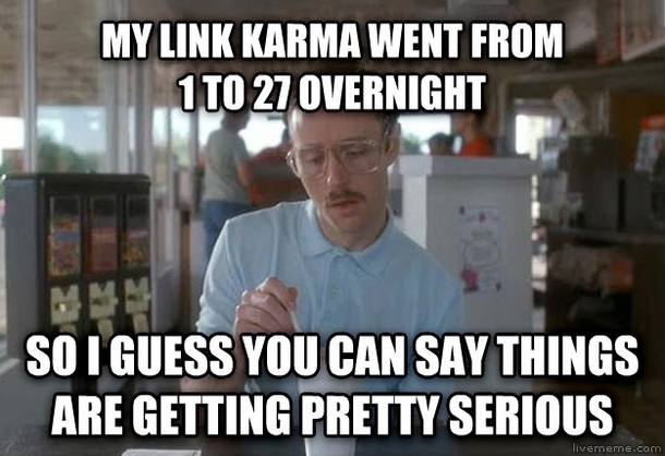  to  Link Karma Overnight