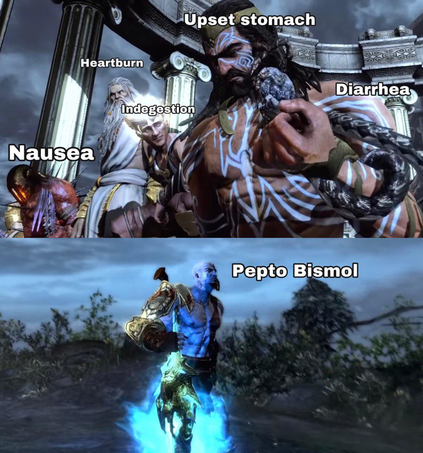   yeah Pepto Bismol  