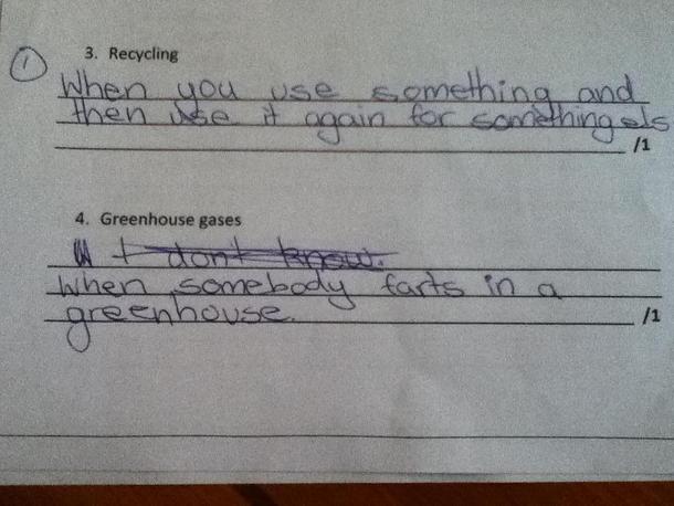  year olds definition of greenhouse gases