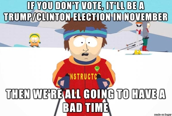 - year olds in Super Tuesday states their supporters will be voting so you need to also