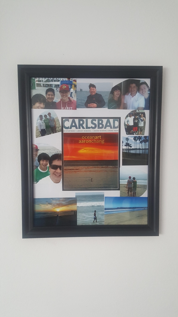  years ago today I made a collage of a vacation Featuring the Supreme Leader Family still hasnt noticed