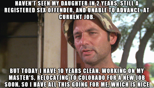  years clean today