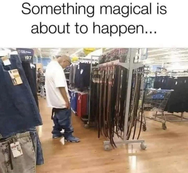 A belt for me is gift for thee