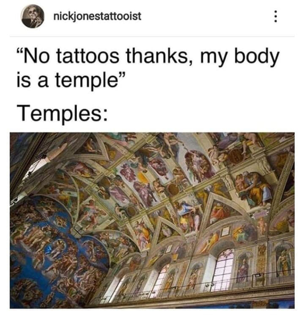 A boring temple apparently