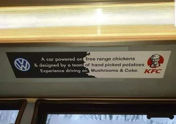 A car powered on free range chicken