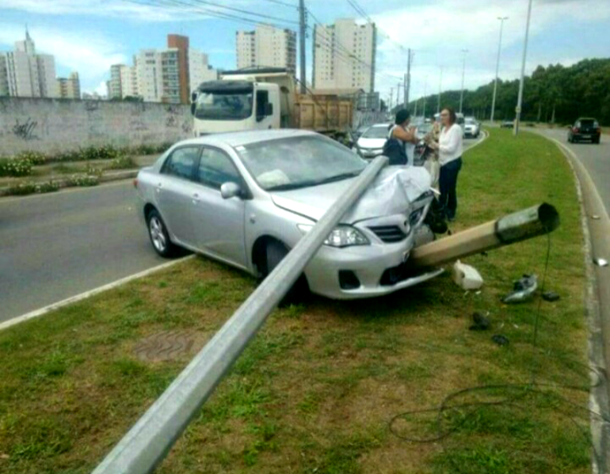 A car taking a selie and smoking a cigarette anyone 