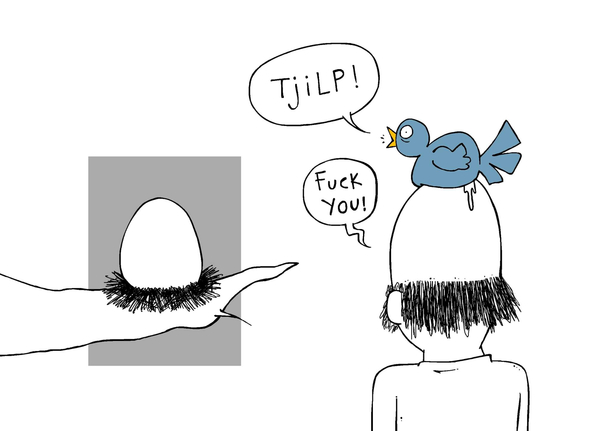 A cartoon I made aboutfor a friend