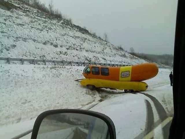 A chili wiener accident