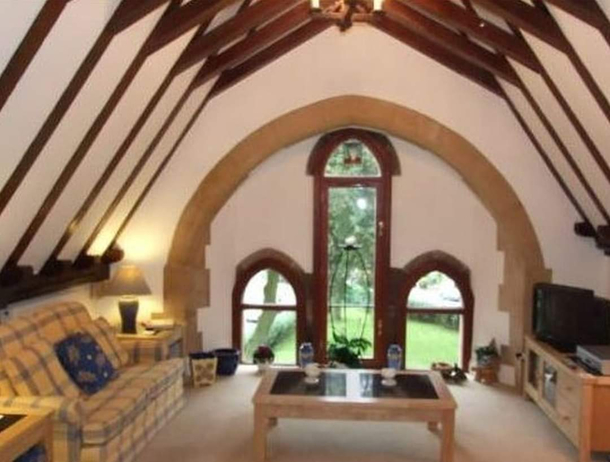 A church-like house