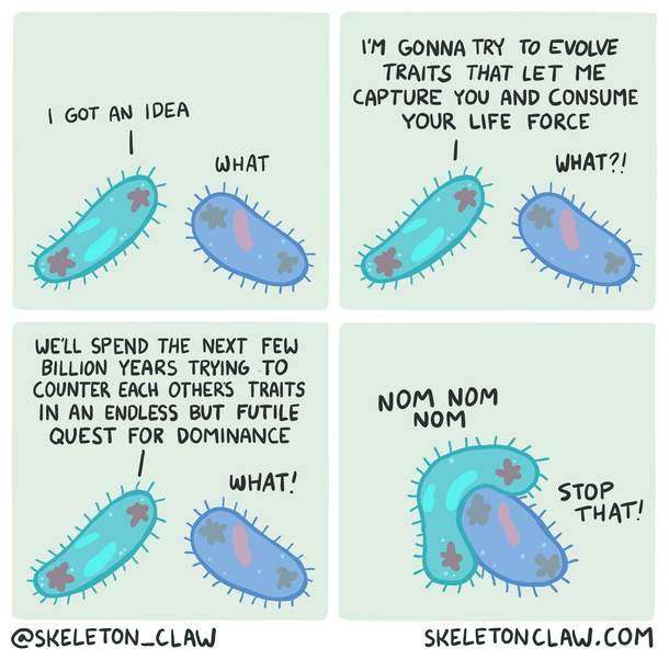A comic about a paramecium