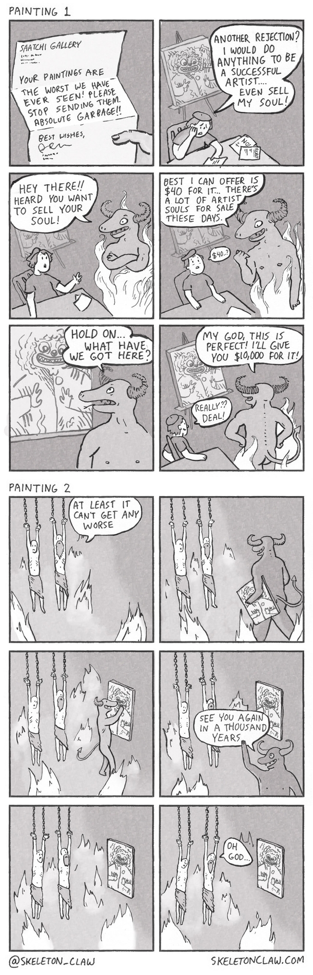 A comic about art