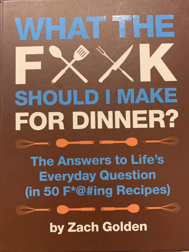 A cookbook my friend got me since my fiancee and I are so indecisive about what to make for dinner