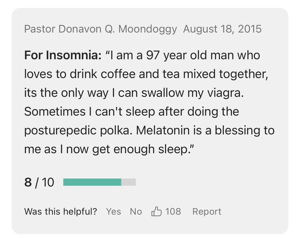 A credible melatonin review