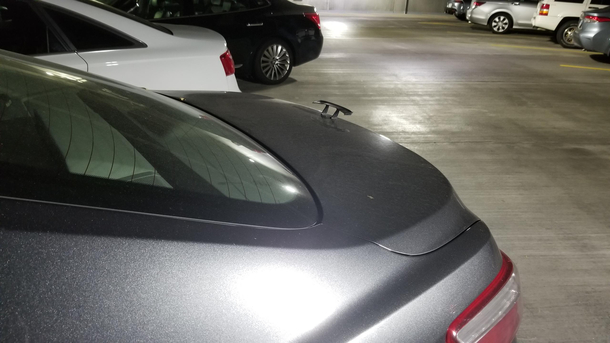 A custom low-profile spoiler