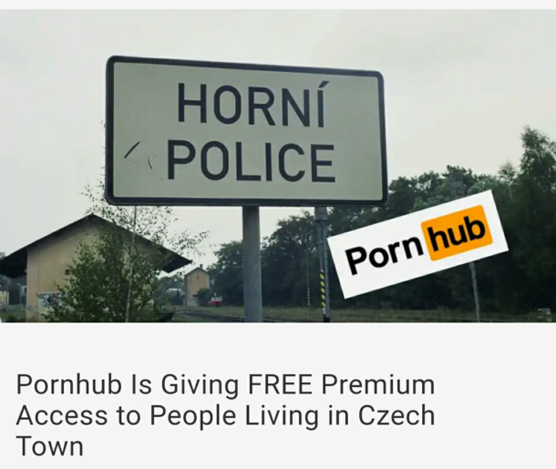 A Czech town got lucky