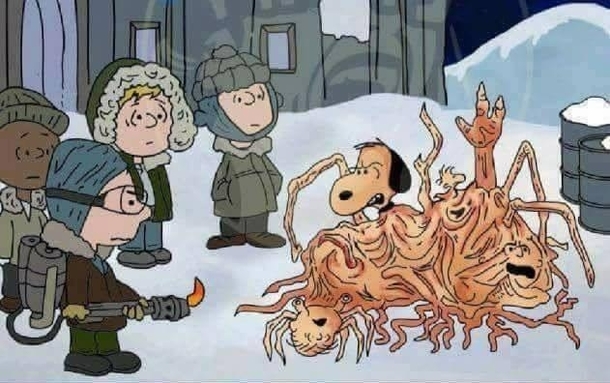 A deleted scene from the Charlie Brown Christmas special