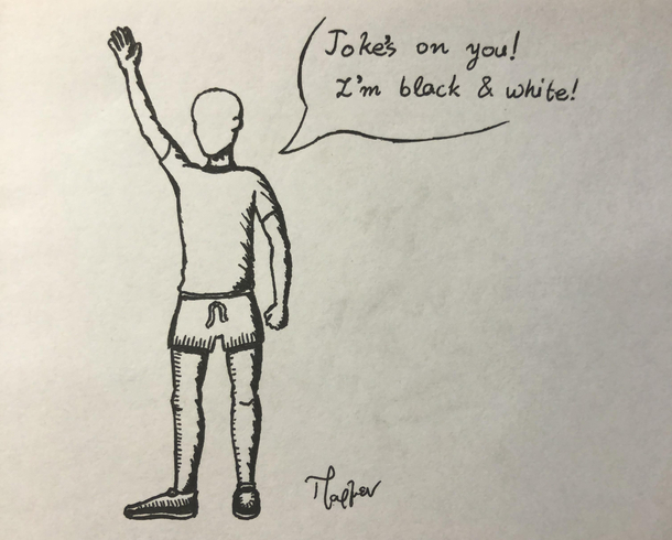 A doodle describing how ridiculous it is for such a problem to still exist today  Sorry didnt know where to post guess its ironic